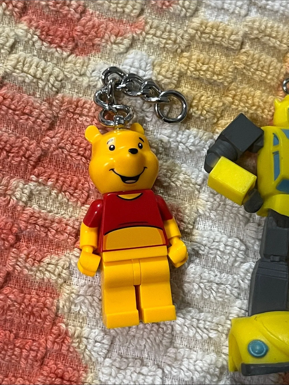 Bumblebee Yellow Key & Card Holder Charm